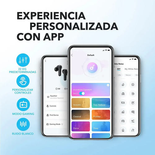Audífonos Bluetooth Anker Soundcore P20i Negros, 30 H, IPX5 Color Negro - Imagen 3