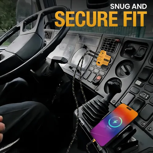 Dewalt Cargador De Auto Usb C De 60 W Y 4 Puertos Compatible Con Iphone 15 - Samsung Para Encendedor De Cigarrillos Amarillo - Imagen 4