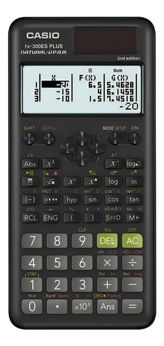 Calculadora Casio Científica 2a Edición Libro Texto Natural Negro