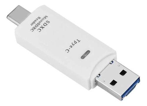Adaptador 3 En 1 Lector De Tarjetas Sd Y Micro Sd 3.0 Usb +Type-c Otg - Imagen 2