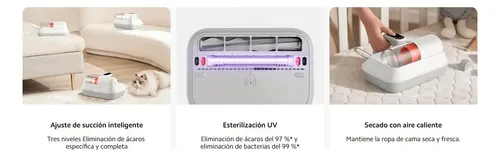 Aspiradora Xiaomi Aspiradora Para Ácaros Del Polvo 400w - Imagen 4
