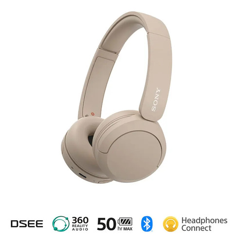 Audífonos Inalámbricos Sony WH-CH520 Beige - Imagen 3