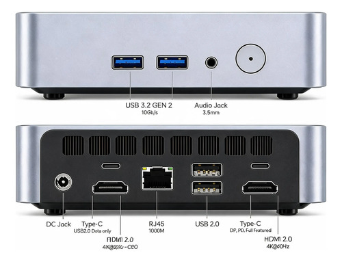 Mini Pc Ryzen 5 3501u 8gb Ram 256gb Ssd Wifi 6