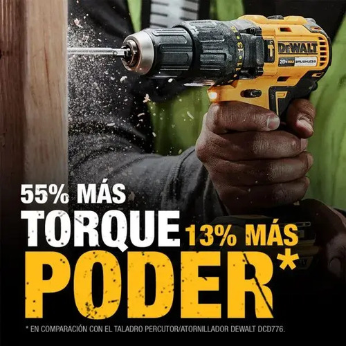 Taladro Percutor Inalámbrico DDC7781B-B3 Dewalt - Imagen 3