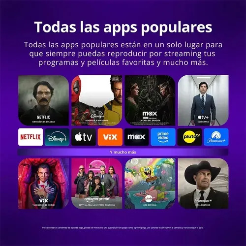 Smart Tv Aoc 32 Hd Led Roku Tv Wifi 32S5155 - Imagen 3