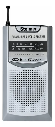 Radio De Emergencia Portátil Steimer St-203 Am/fm Pilas Aaa - Imagen 2