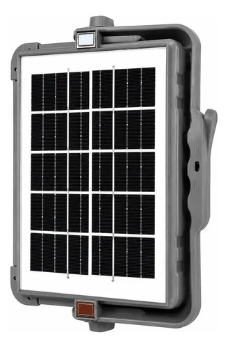 Pack 3 Foco Led Solar Emergencia Led Usb 1500w Ip66 5 Modos Gris Oscuro - Imagen 6