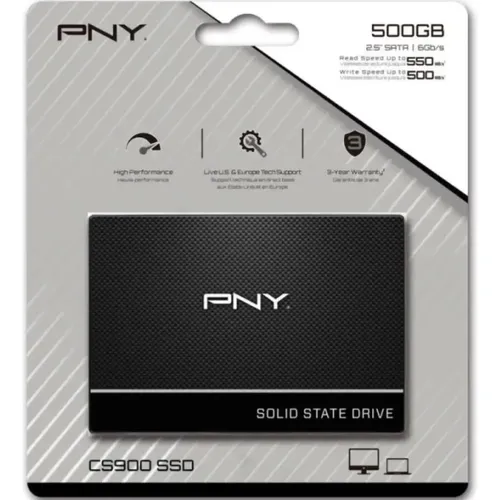 Disco Solido Ssd 500gb Pny Sata Iii CS900 Ultra Rapido (Reacondicionado) - Imagen 5