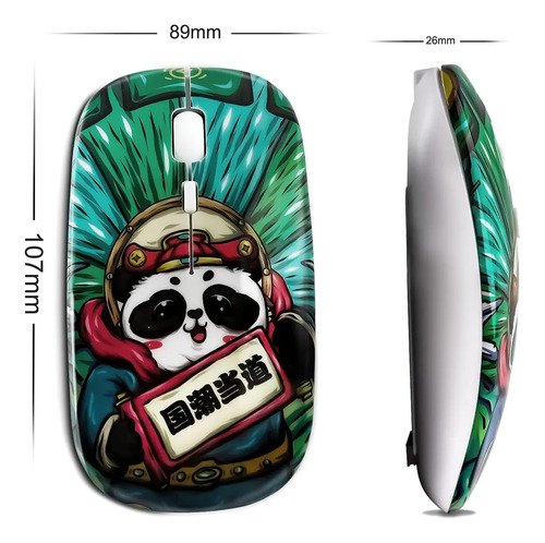 Mouse Inalámbrico Otaku Cheesy Munch Recargable Y Silencioso - Imagen 2