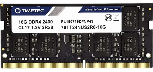 Memoria Ram Notebook 16gb Ddr4 2400mhz Sodimm Pc4-19200 Cl17