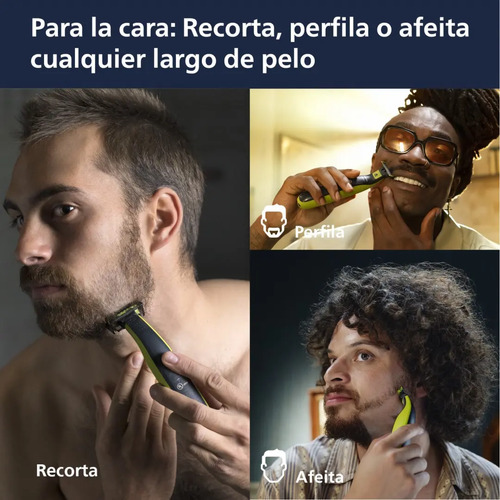Oneblade Philips Qp2724/10 Recorta Perfila Afeita Negro - Imagen 3