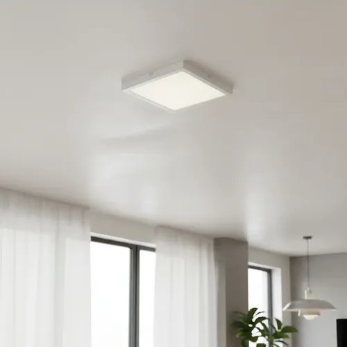 Foco Panel Led Plafon Sobrepuesto 18w Blanca Fria Wellmax - Imagen 2