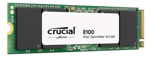 Unidad De Estado Solido Ssd M.2 1tb Crucial E100 Nvme Pcie 4.0 4500/5000 Ct1000e100ssd8 Negro - Imagen 3