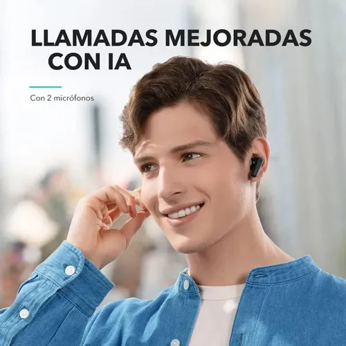 Audífonos Bluetooth Anker Soundcore P20i Negros, 30 H, IPX5 Color Negro - Imagen 6