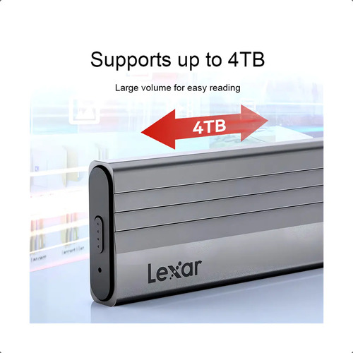 Cofre Case Lexar Usb-c Ssd M.2 Nvme Usb-3.2 Aluminio 10gbs - Imagen 5
