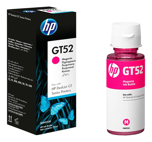 Botella De Tinta Hp GT52 Magenta 70ML