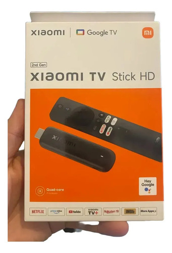 Xiaomi Tv Stick 2k Con Google Tv Wifi Bt Negro De Voz - Imagen 3