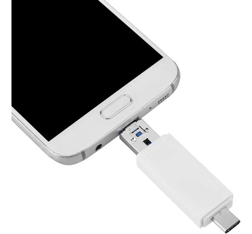 Adaptador 3 En 1 Lector De Tarjetas Sd Y Micro Sd 3.0 Usb +Type-c Otg - Imagen 3