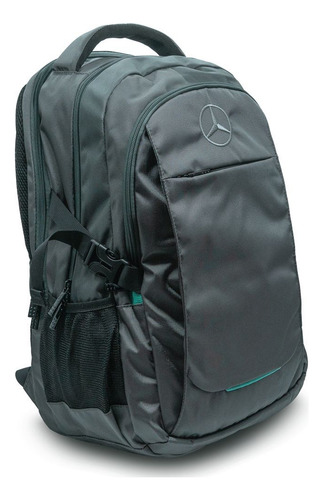 Mochila Mercedes-benz Highway Gris Diseño Premium Usb - Imagen 3