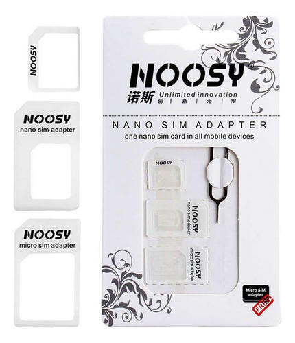 Adaptador Nano Sim A Micro Sim Y Sim Normal - Imagen 2