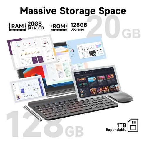 Tablet Android 16 10.1 16gb Ram 128gb, Batería 6000mah - Imagen 3