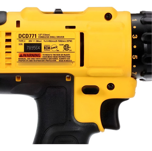 Taladro Atornillador 1/2 20v Max Dewalt Dcd771 - Imagen 2