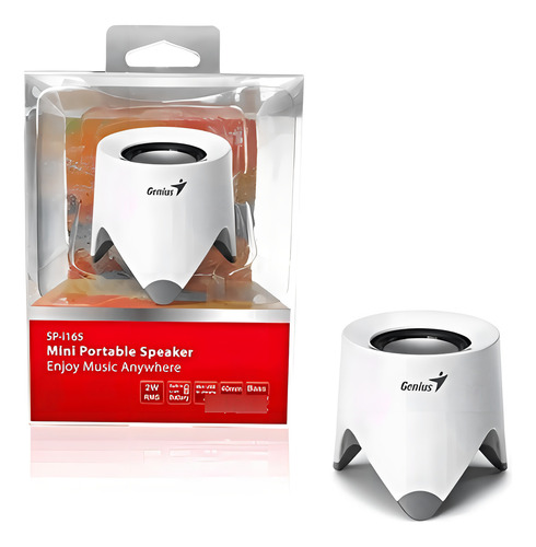 Altavoz Portátil Con Mini Usb 'sp-i165' - Color Blanco - Imagen 2