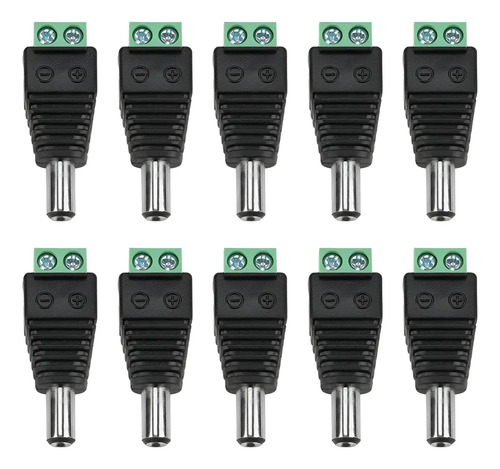 Conector Macho Para Cámara Bolsa 10 Unidades Jack 3.5