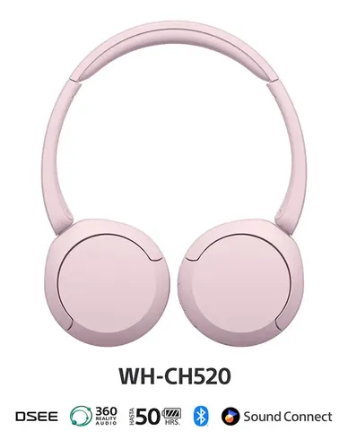 Audífonos Inalámbricos Sony WH-CH520 Rosado - Imagen 2