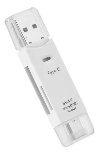 Adaptador 3 En 1 Lector De Tarjetas Sd Y Micro Sd 3.0 Usb +Type-c Otg
