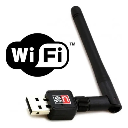 Antena Usb Receptor Wifi N Mini Usb Nano Wpa2 - Imagen 3