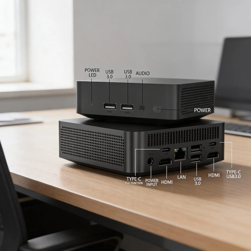 Mini Pc Intel N5095 Sin Ram Ni Disco Wifi 6 Dual 4k - Imagen 2