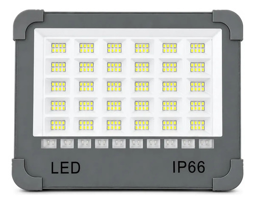 Pack 3 Foco Led Solar Emergencia Led Usb 1500w Ip66 5 Modos Gris Oscuro - Imagen 2