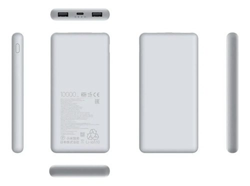Xiaomi Batería Externa Power Bank 10000mah 22.5w Lite Gris - Imagen 4