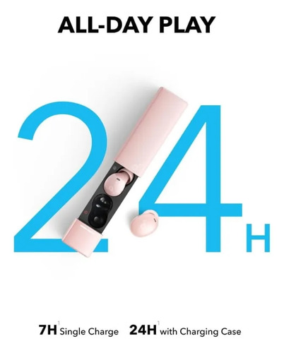 Auriculares Inalámbricos Anker Soundcore A30i Con Cancelación De Ruido Color Rosado - Imagen 4