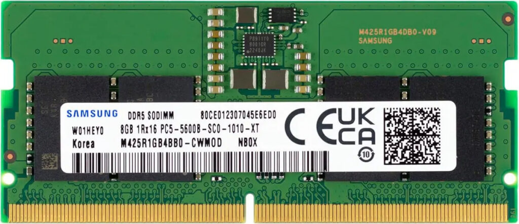 Memoria Samsung 8gb Ddr5 5600mhz Sodimm Notebook Ram Granel