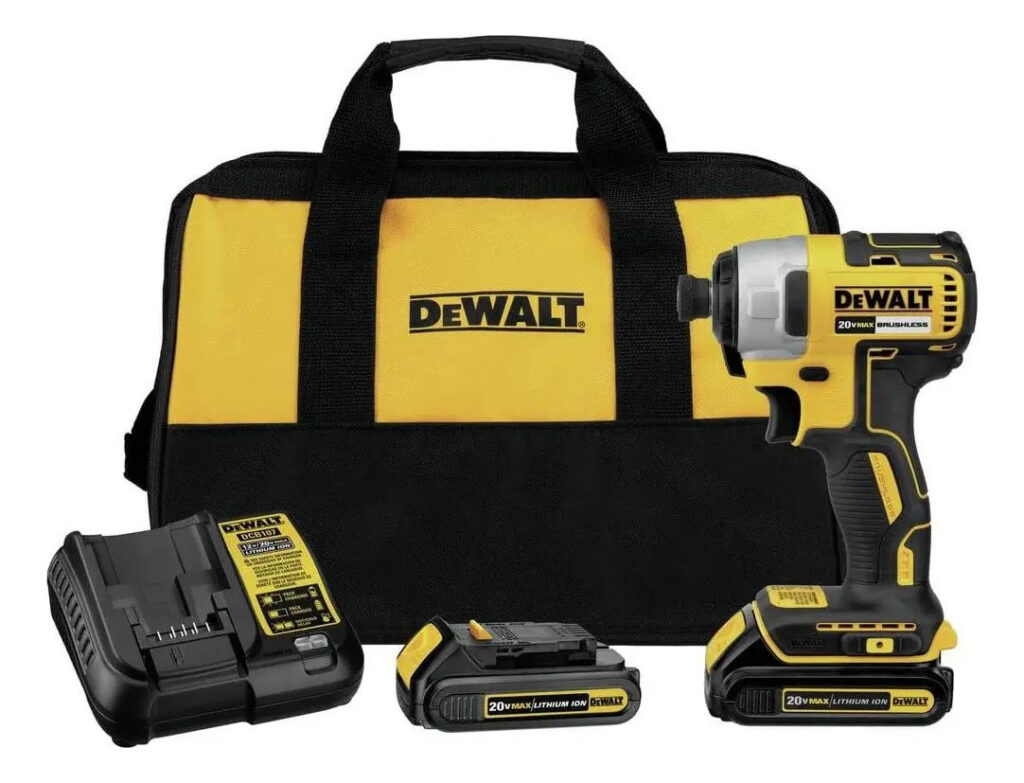 Destornillador De Impacto Dewalt 20 V, 1/4 Solo Herramienta DCF787