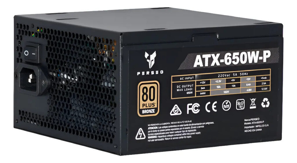 Fuente De Poder Atx 650W 20/24 Pin