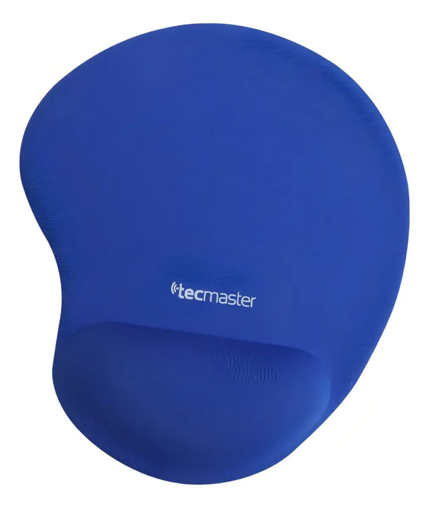 Mouse/pad Con Apoya Muñecas Negro Gel Tecmaster