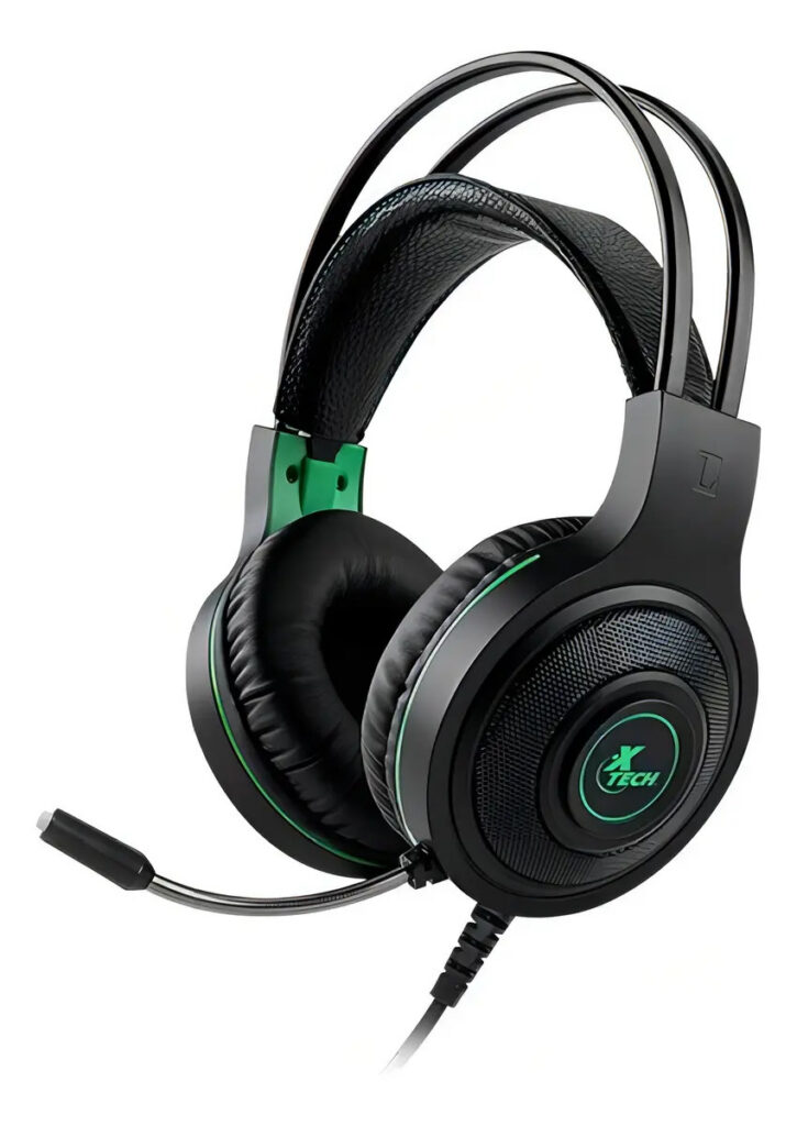 Audífono Gamer Led Vol/mic Comp Consolas Xtech Xth-560 Negro