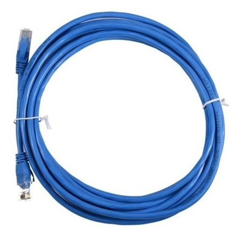 Cable De Red Rj45 Azul 5 Mts Microlab