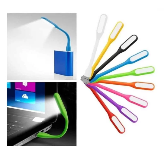 Luz Lampara Led Usb De Silicona Notebook - Imagen 2