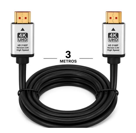 Cable Hdmi 2.1 Ultra Hd 8k 60hz / 4k 120hz 3 Metros